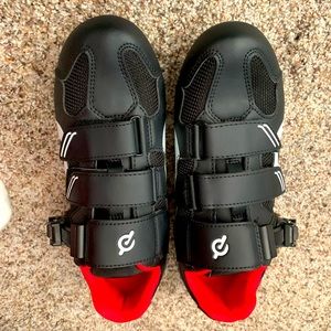 Peloton cycling shoes and clips - size 40 (womens 8.5/9)